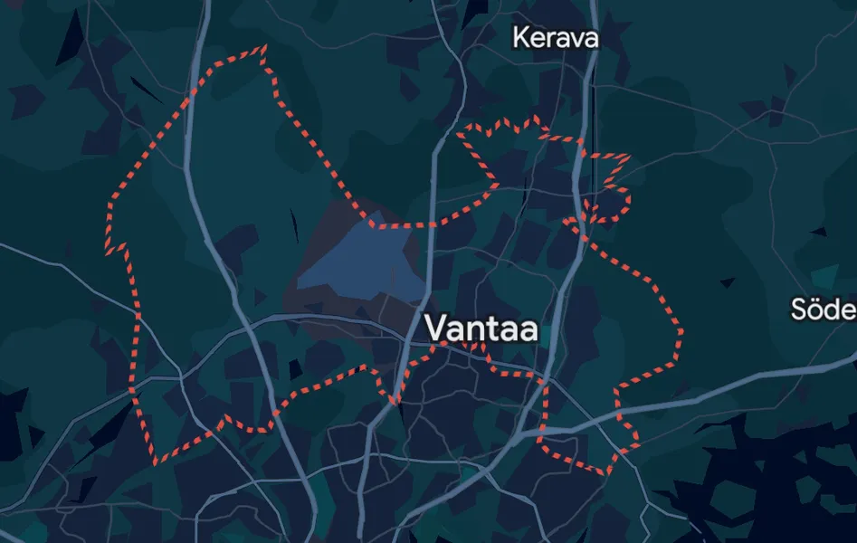 Kylpyhuoneremontti Vantaan alueella - palvelualue